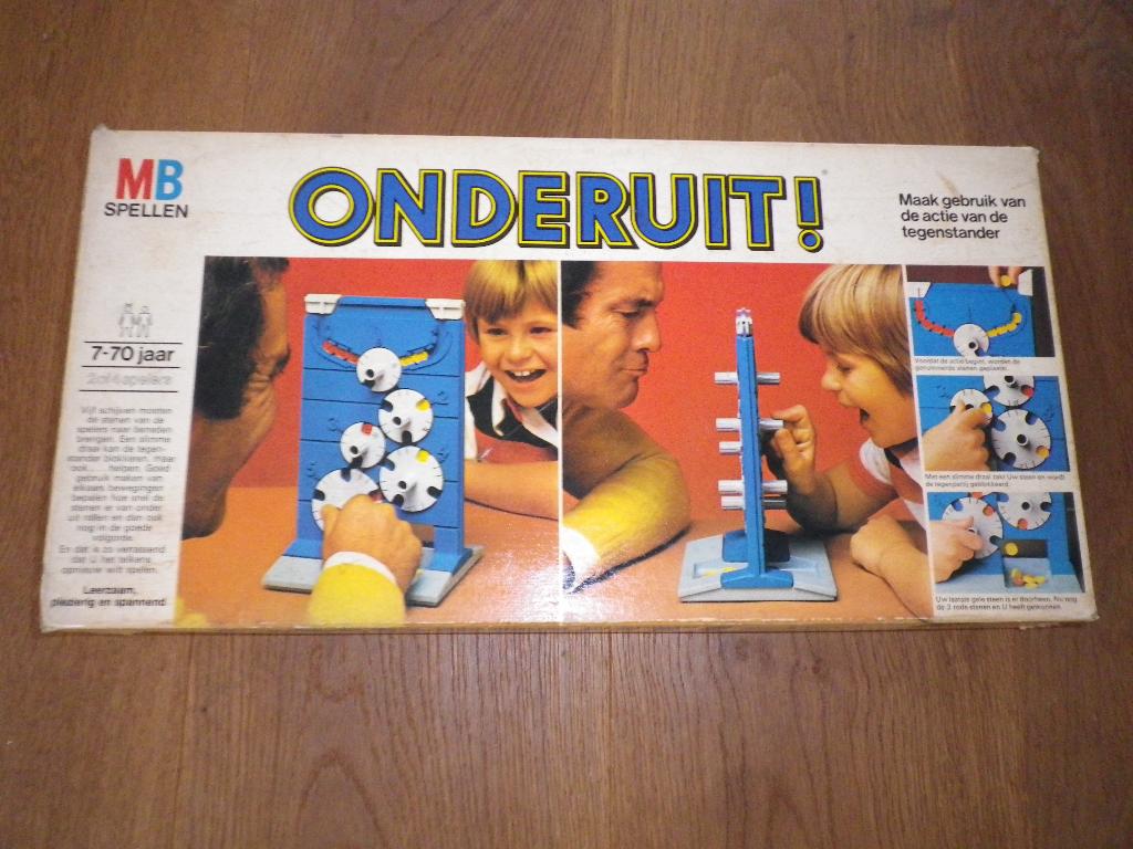 Onderuit grote lange doos van MB, Ophalen of Verzenden, Gebruikt, MB Spellen