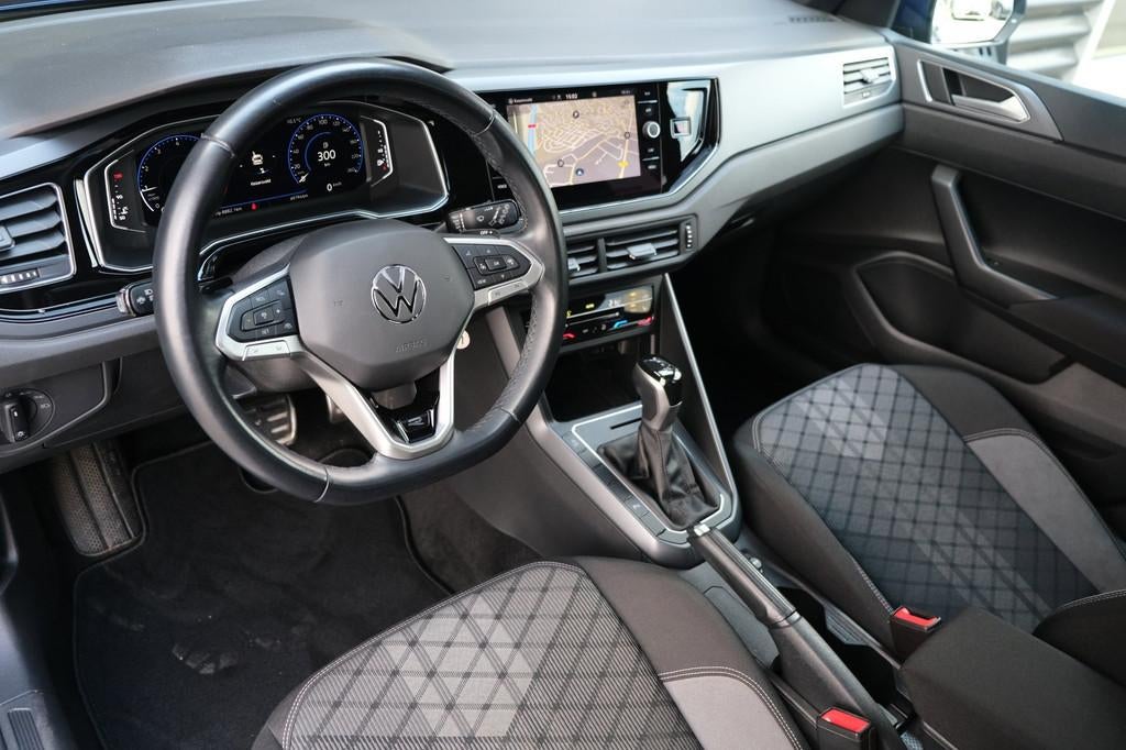 Volkswagen Polo 1.0 TSI 2x R-Line DSG Pano Navi Led Cam Virt, Gebruikt, 150 pk, Blauw, Alcantara