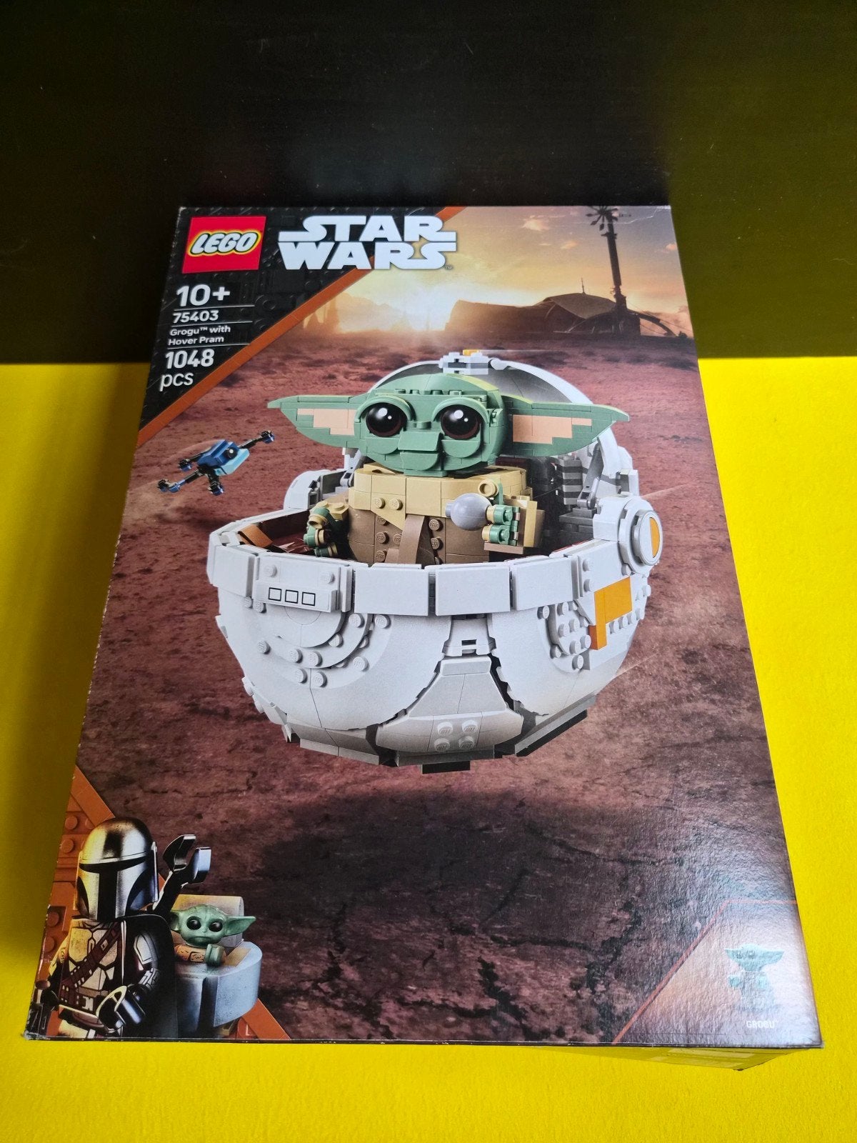 grogu with hover pram lego starwars, Kinderen en Baby's, Ophalen, Gebruikt, Star Wars, Lego