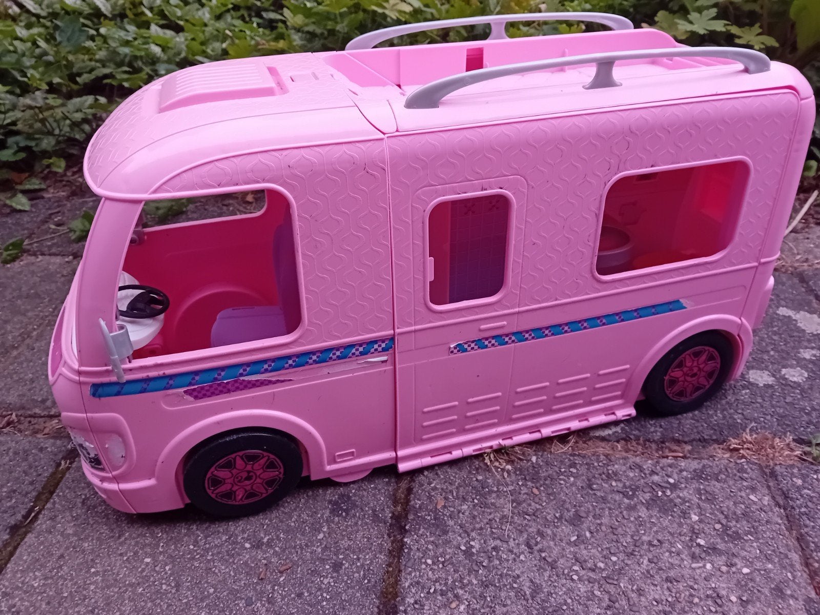 Grote Barbie camper van Mattel, Ophalen of Verzenden, Gebruikt