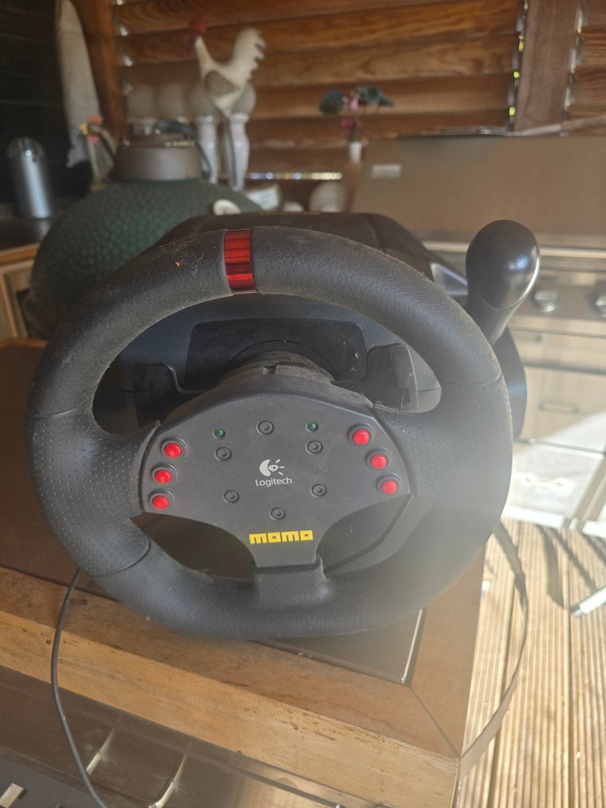 Logitech MOMO Racestuur met Force Feedback, Racestuur, Gebruikt, Force feedback, Ophalen of Verzenden