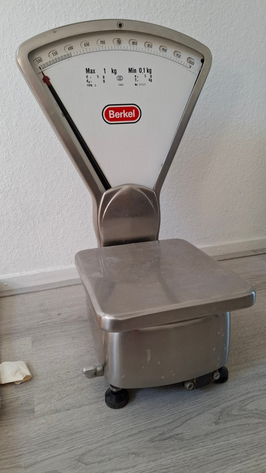 Vintage Berkel weegschaal - nieuw ruitje nodig, Ophalen, Gebruikt, Overige typen, Minder dan 50 kg