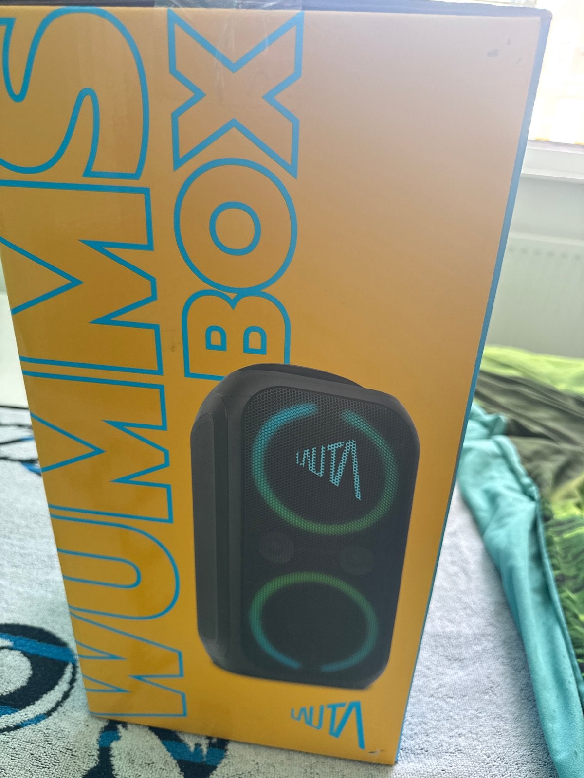 WUMMSBOX Draagbare Speaker - Splinternieuw, Overige merken, Nieuw, Ophalen of Verzenden, Draagbare speaker