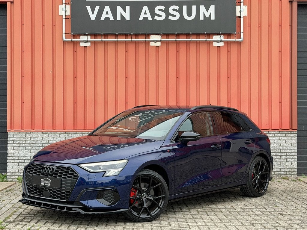 Audi A3 Sportback 40 TFSI e S-Line Sfeer Carplay ACC Lane 19, Auto's, Gebruikt, 4 cilinders, Blauw, Hybride Elektrisch/Benzine