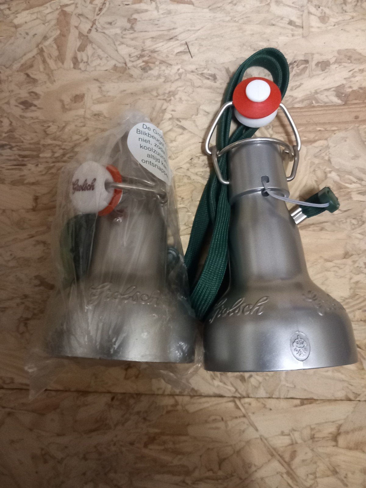 Set Grolsch blikbeugels - nieuw en ongebruikt, Ophalen of Verzenden, Nieuw