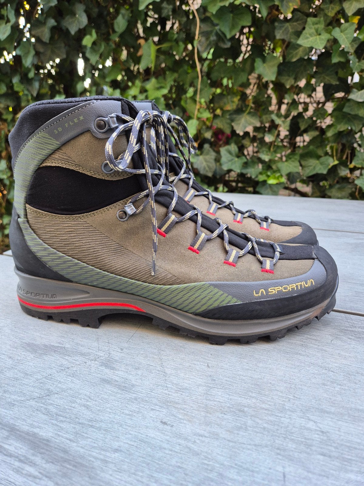 La Sportiva Trango Trek Leather GTX maat 48 UK 13 Groen., Sport en Fitness, Ophalen of Verzenden, Zo goed als nieuw, Schoenen