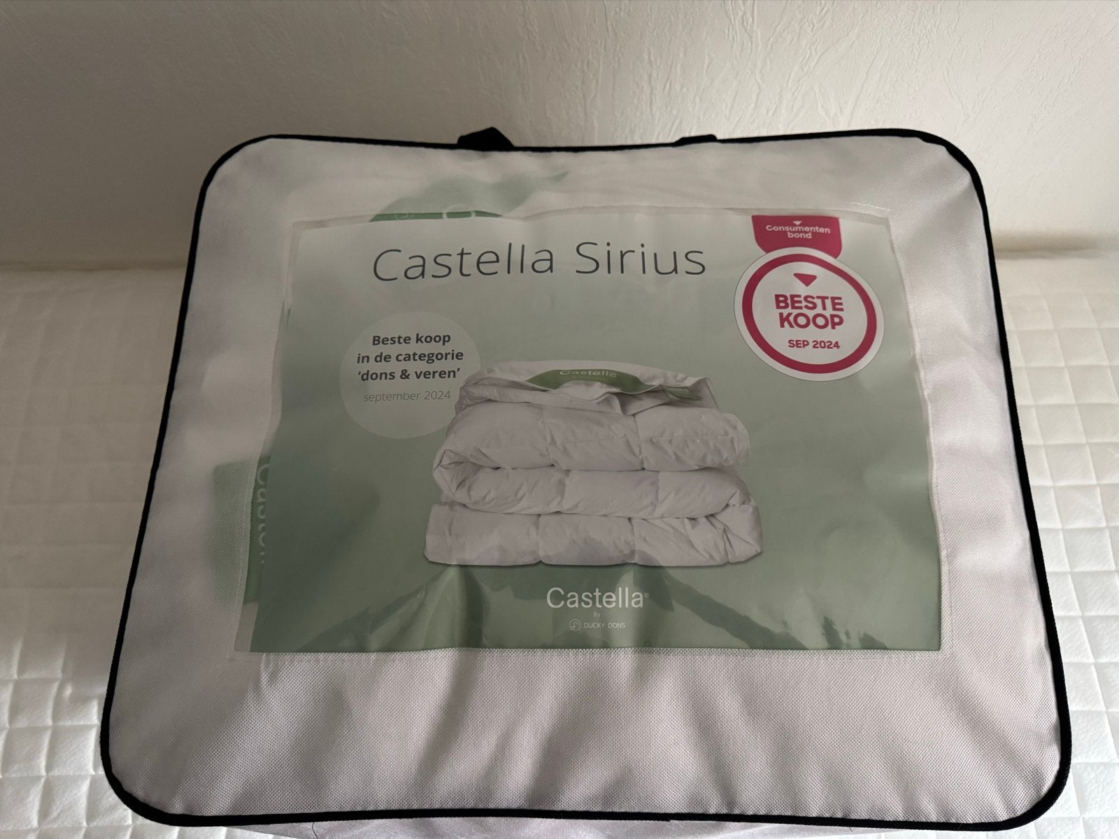 Castella Sirius 4-seizoenen dekbedden Ducky Dons, Ophalen, Eenpersoons, Wit, Ademend
