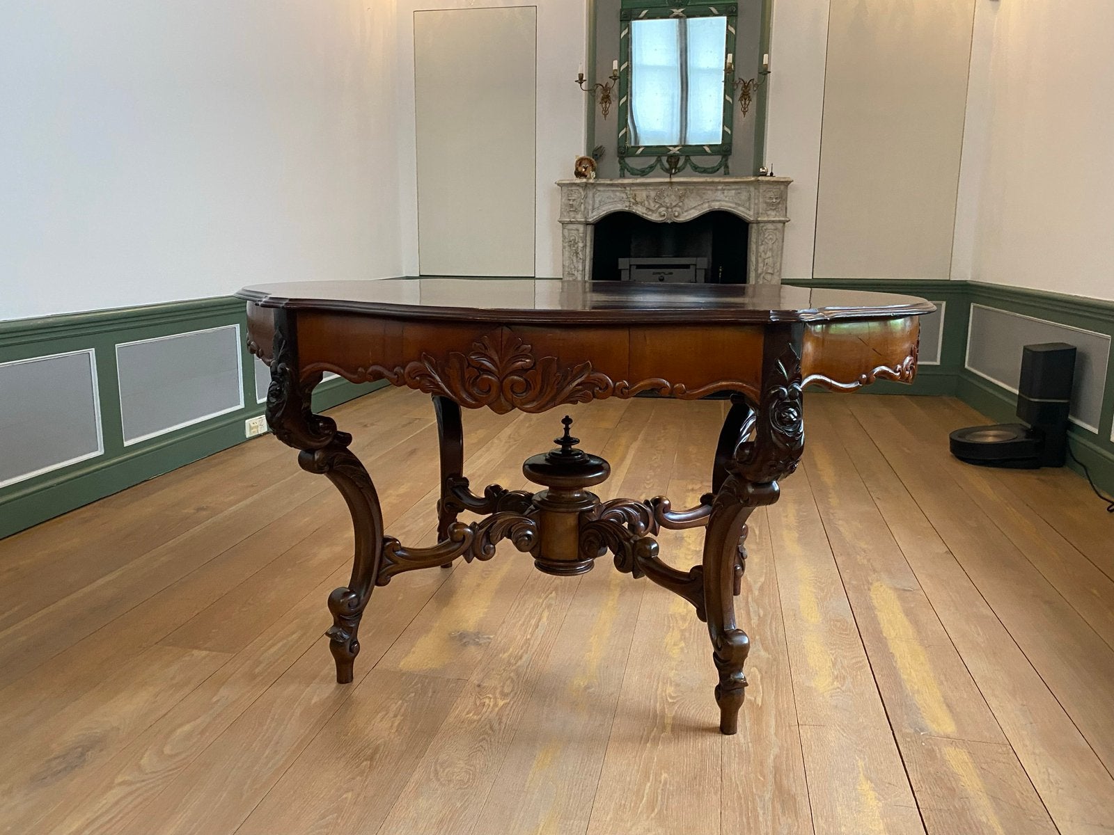 Antieke Willem lll tafel / 145x110x79, Antiek en Kunst, Antiek | Meubels | Tafels, Ophalen