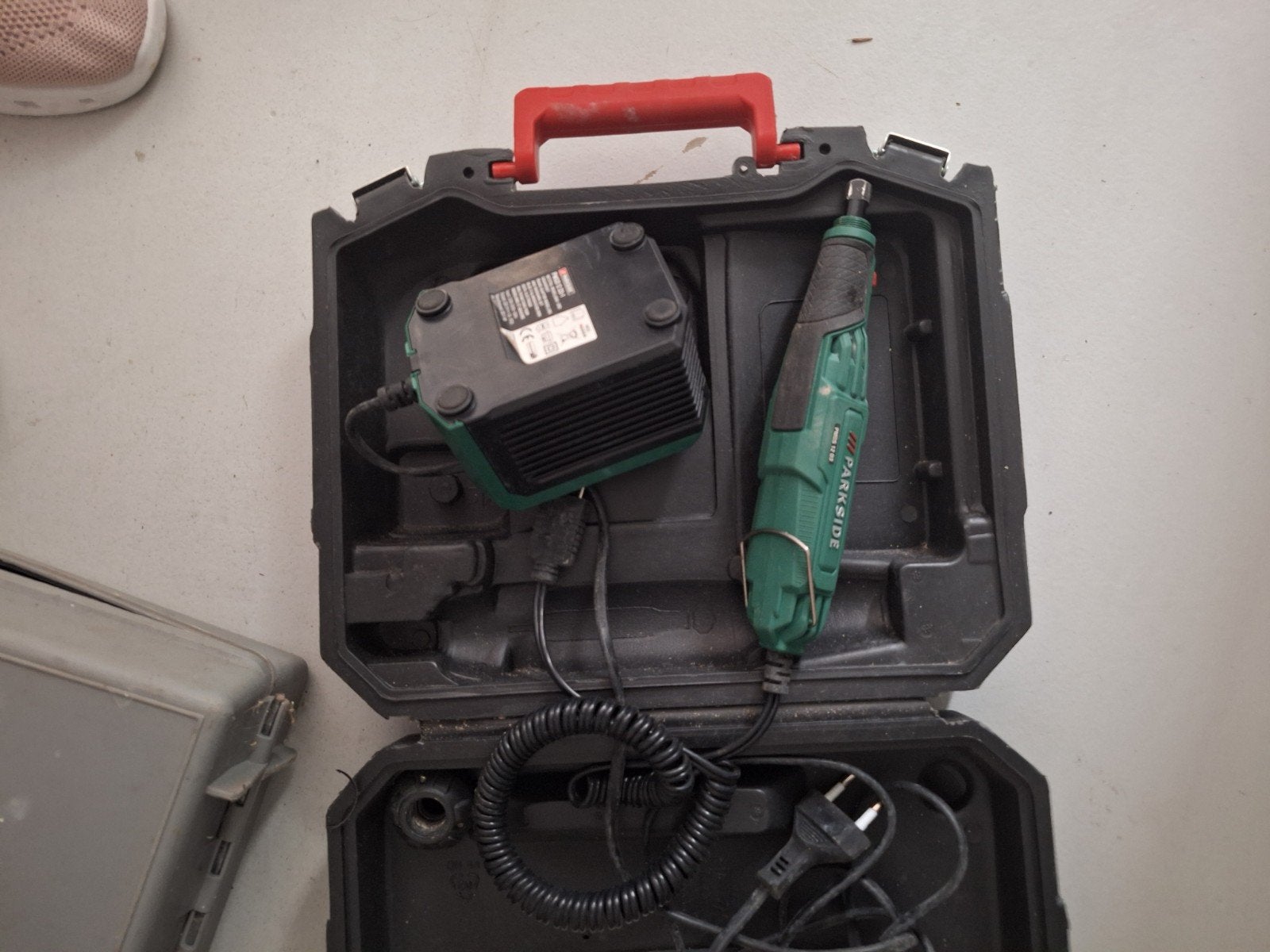 Parkside Multitool met oplader en koffer, Ophalen of Verzenden, Gebruikt, Multitool, Parkside