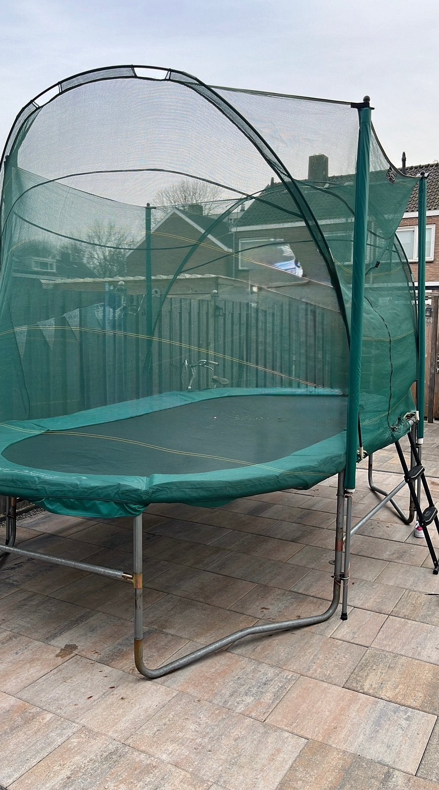 Trampoline, Kinderen en Baby's, Speelgoed | Buiten | Trampolines, Ophalen, Gebruikt