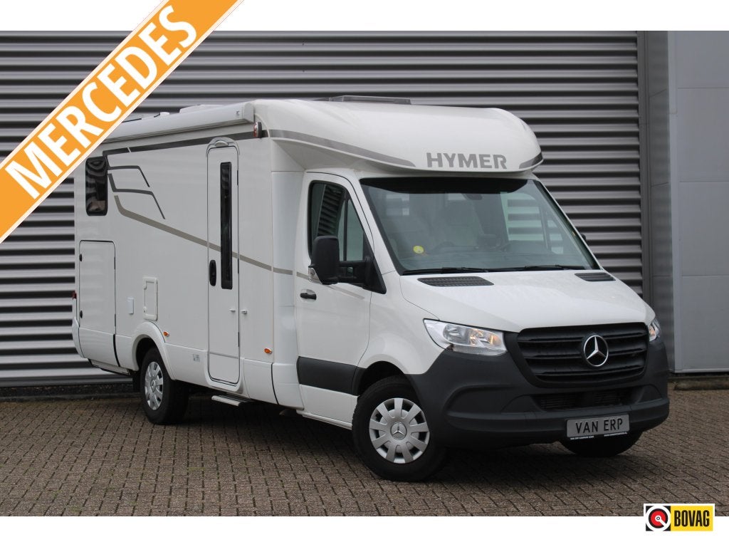 Hymer B 600 Mercedes Automaat ALKO Lengtebedden, Caravans en Kamperen, Campers, Automaat, Luifel, 7 tot 8 meter, Bedrijf
