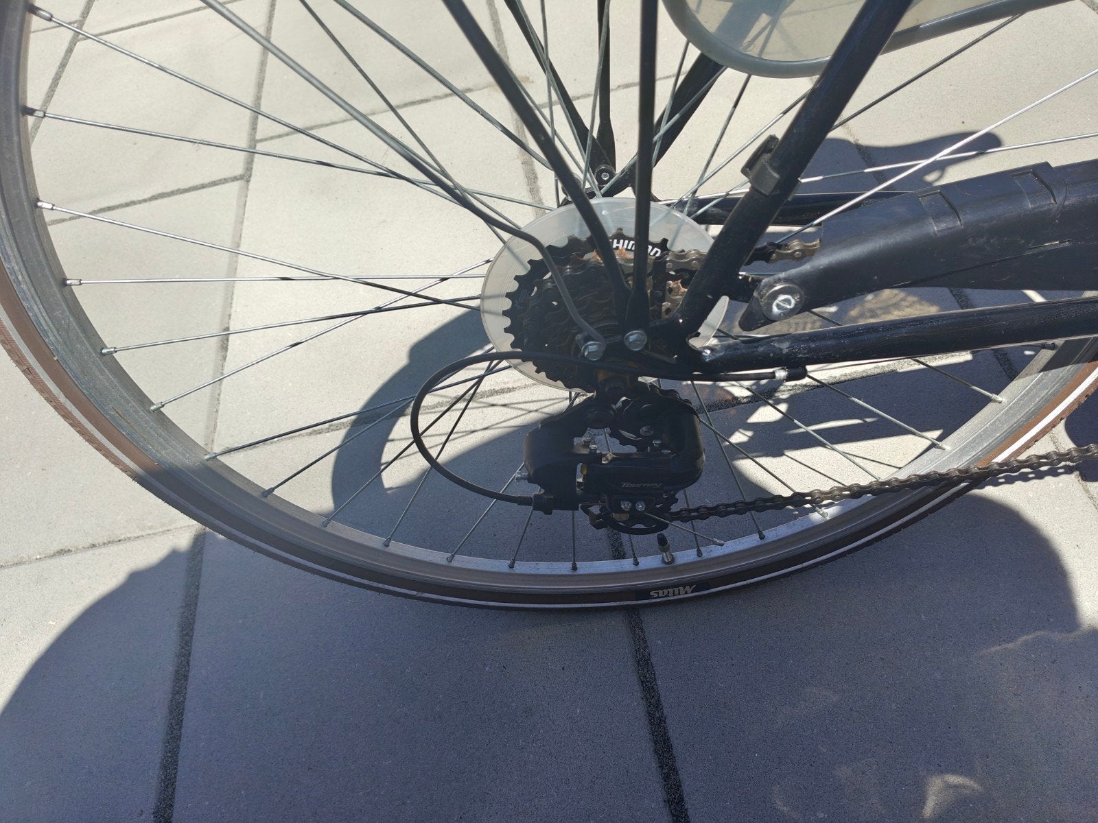 Damesfiets met versnellingen en bagagedrager, Ophalen, Gebruikt, Overige merken, Versnellingen