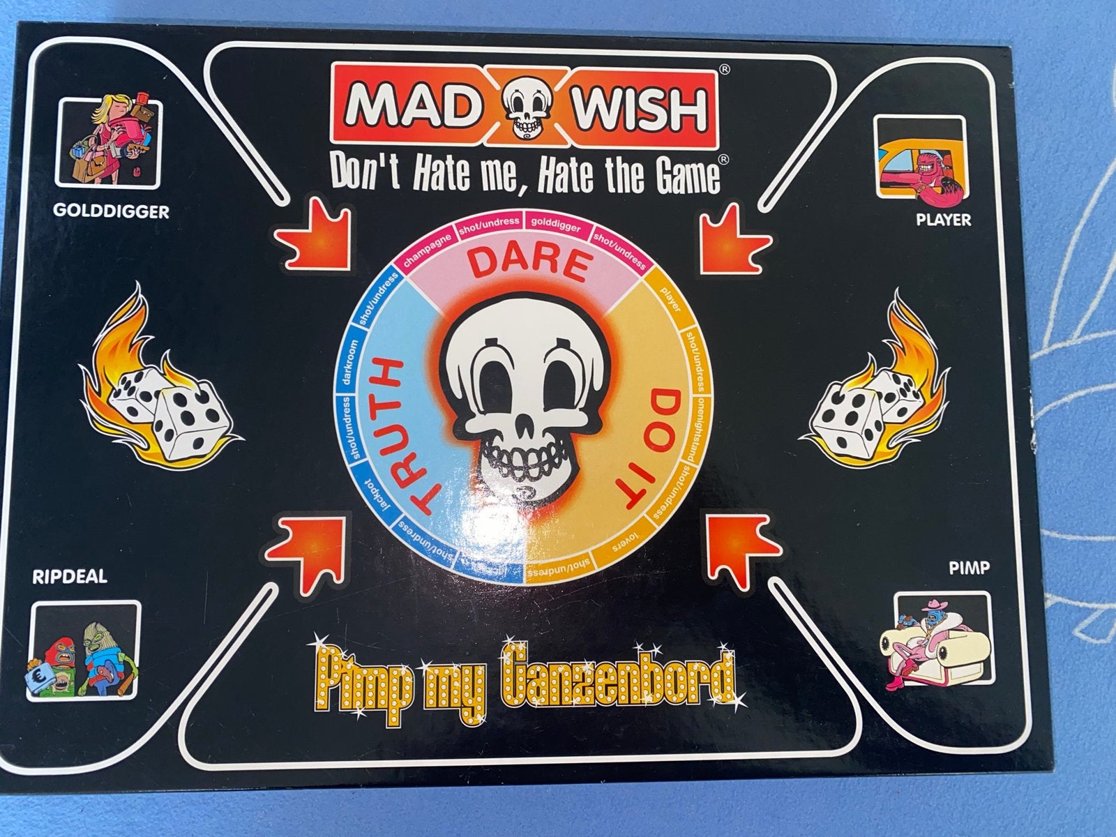 Mad Wish: Pimp my Ganzenbord - Party Game zgan, Drie of vier spelers, Ophalen of Verzenden, Zo goed als nieuw