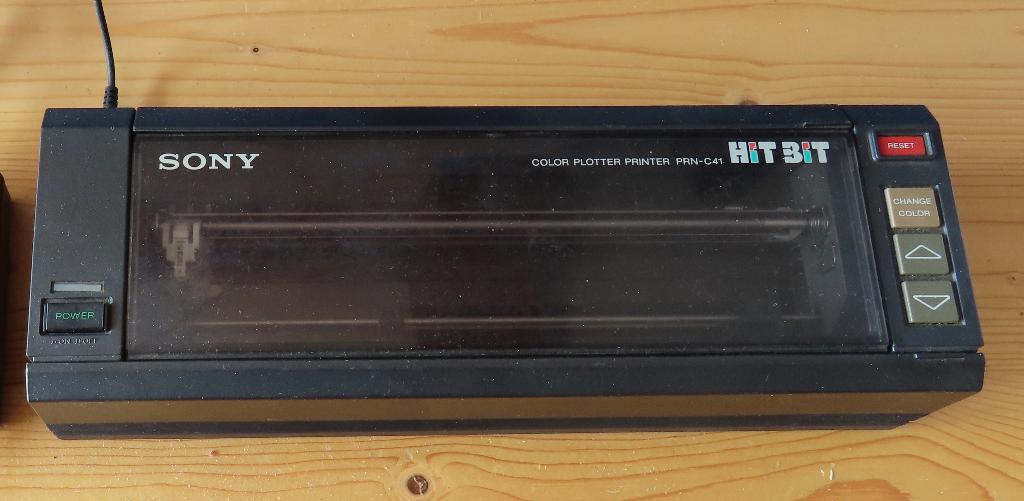 Sony HitBit PRN-C41 plotter printer, Ophalen, Sony