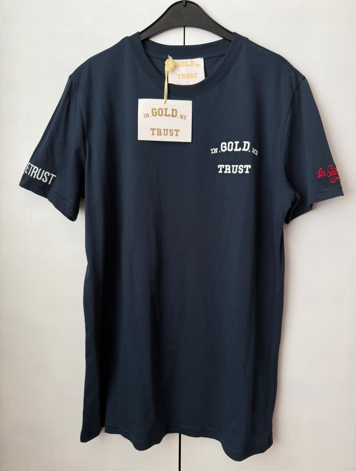 In Gold We Trust heren t-shirt (maat XL) (nieuw met kaartje), Ophalen of Verzenden, Nieuw, Maat 56/58 (XL)