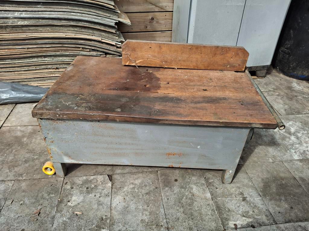 Zware Zaagtafel voor Antieke Meubelmakerij - Werkend, Ophalen of Verzenden, Gebruikt, Cirkelzaag