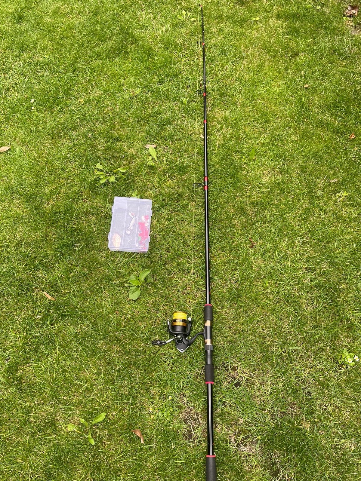 DLT Splendid Spin Werphengel met Shimano FX Molen, Ophalen, Gebruikt, Werphengel