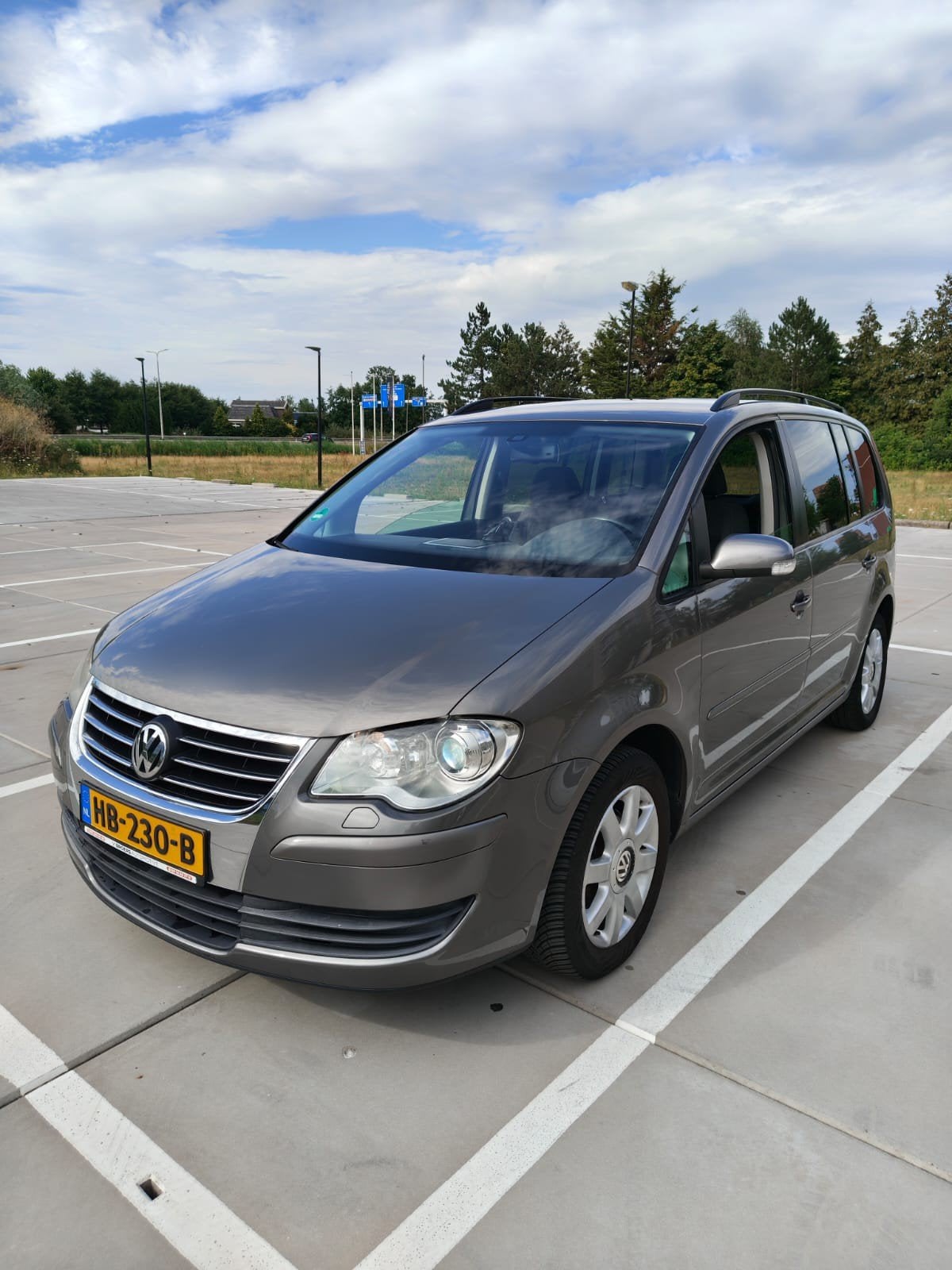 Volkswagen Touran 1.4 TSI  AUTOMAT 7Pe 103KW DSG 2008 Grijs, Auto's, Euro 5, 4 cilinders, 160 pk, Grijs