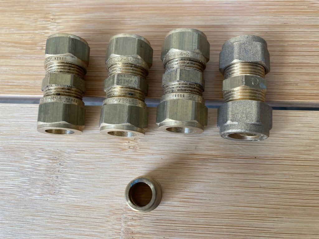 Knelfitting sok15x15 knelsok-15 klemfitting-15 messing-sok15, Overige materialen, Minder dan 20 mm, Overige typen, Nieuw