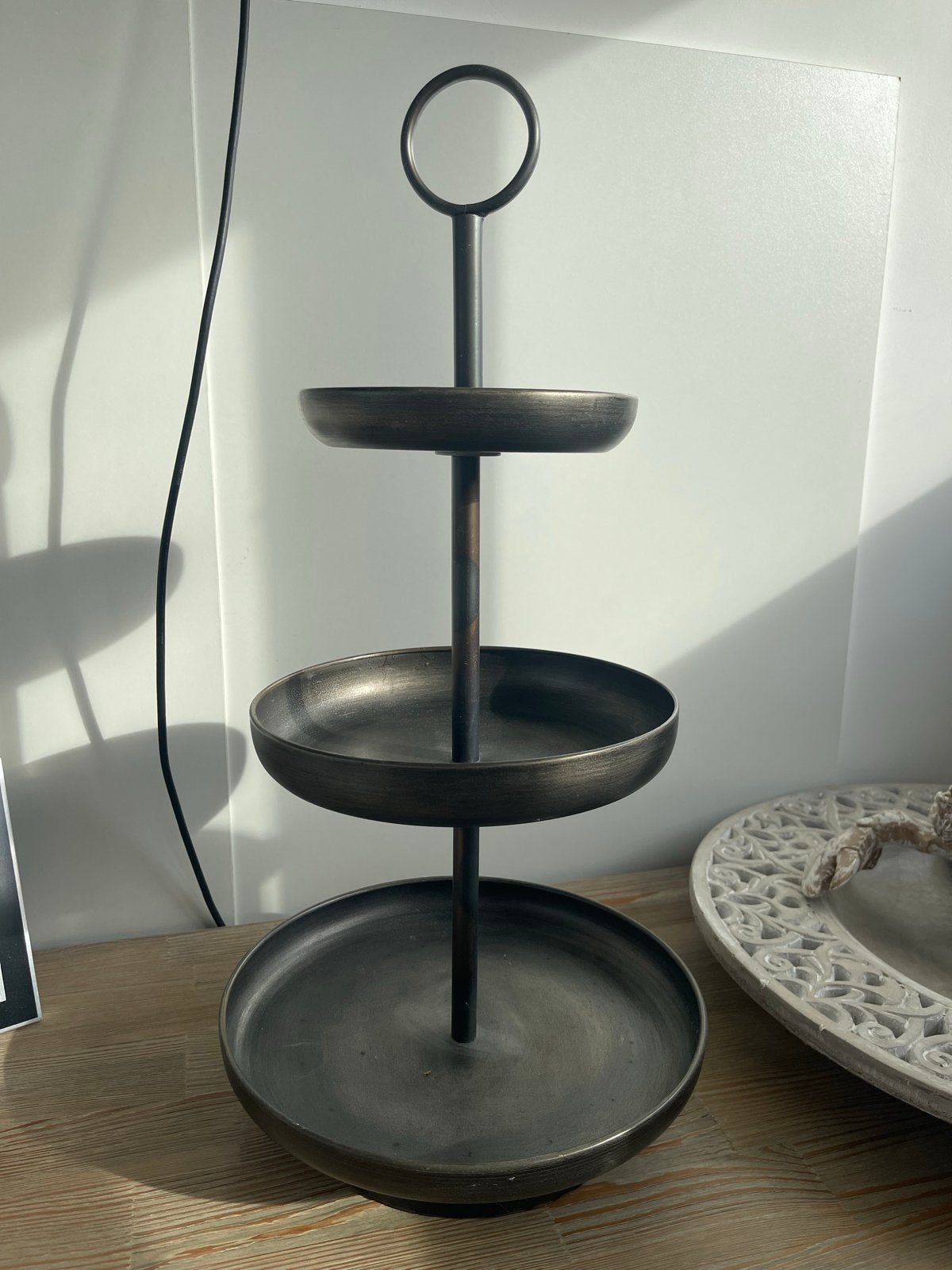 Etagère in goede staat, Ophalen, Gebruikt, Etagère, Metaal