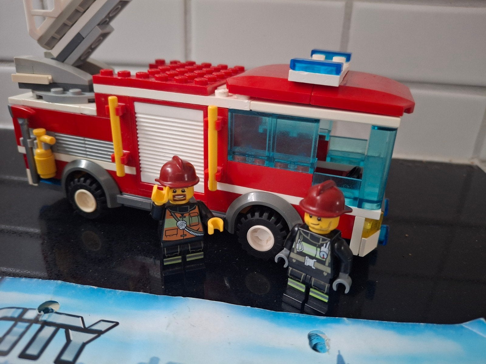 lego city brandweer wagen nr 60002 incl boekje, Compleet, Lego, Ophalen of Verzenden, Complete set