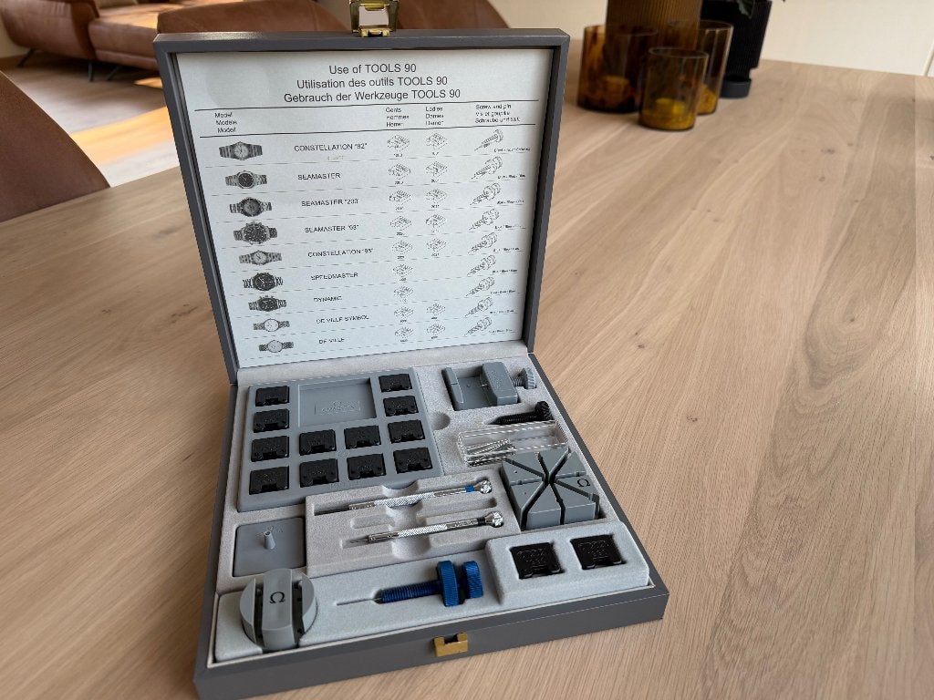 Zeldzame Omega toolkit, super netjes, Staal, Polshorloge, Omega, 1960 of later