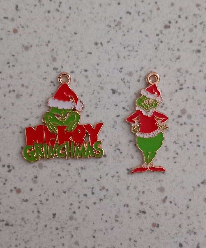 The Grinch metalen bedels, Ophalen of Verzenden, Nieuw, Bedel