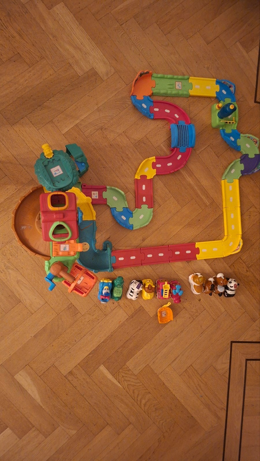 VTech Toet Toet Auto's Racebaan met veel extra's, Ophalen, Gebruikt, Handmatig, Overige merken