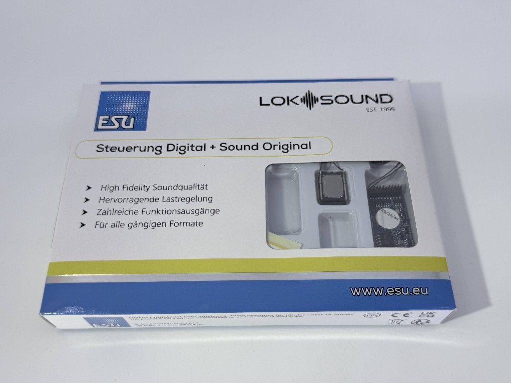 ESU 58412 - Loksound 5 "PluX12", Overige merken, ESU, Gelijkstroom of Wisselstroom, Overige typen