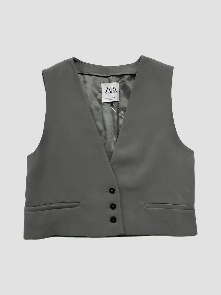 ZGAN! Mooie korte gilet van Zara maat XXL!, Overige kleuren, Verzenden, Maat 46/48 (XL) of groter, Zo goed als nieuw