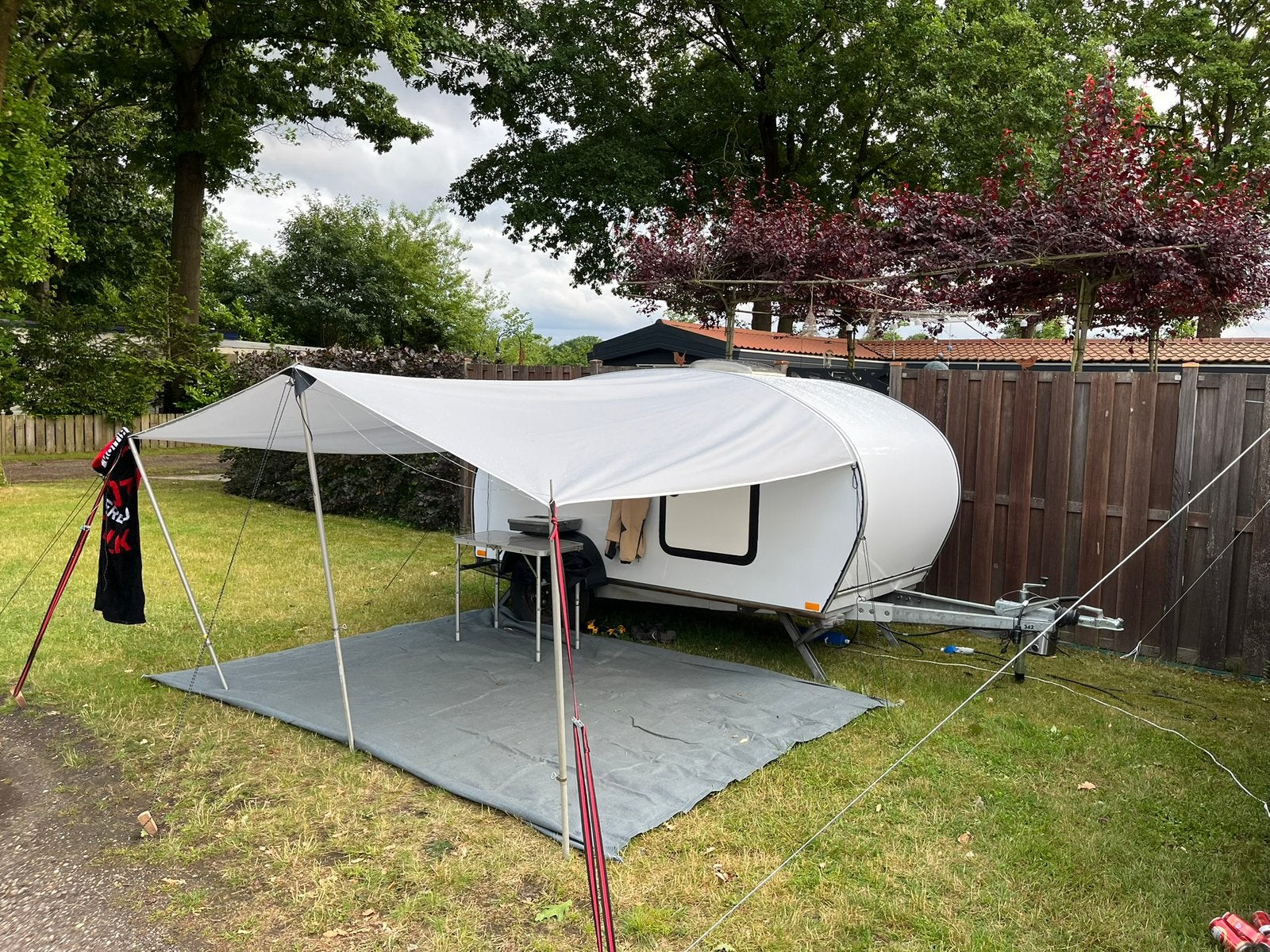 Teardrop caravan, Ophalen, Zo goed als nieuw