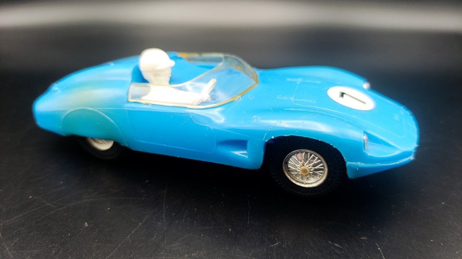 Slot Car, Circuit 24, France, Le Mans, 1960s, Panhard, Ophalen of Verzenden, Elektrisch, Overige merken