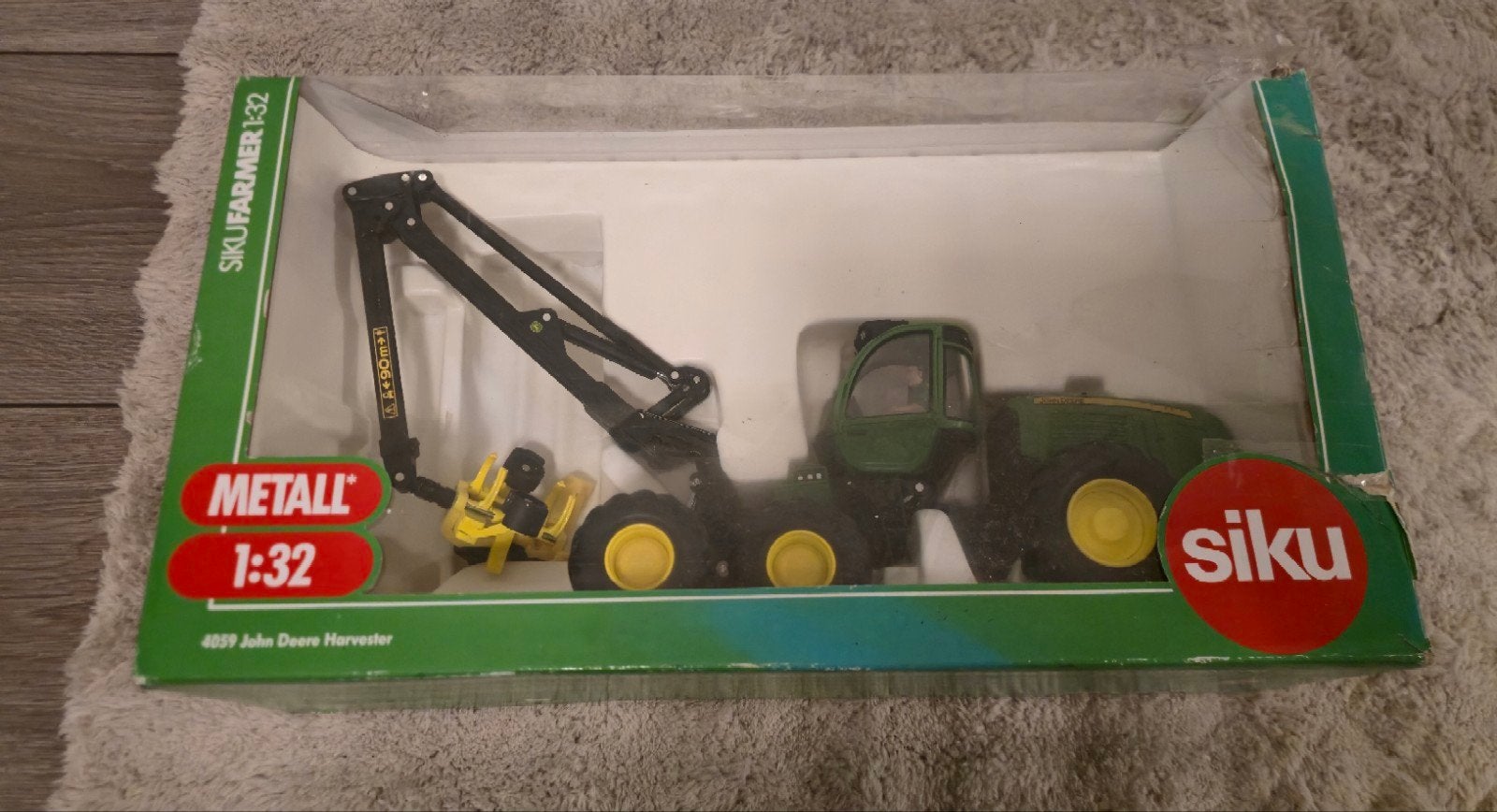 Siku Farmer 1:32 John Deere Houtoogstmachine, Ophalen of Verzenden, Zo goed als nieuw, Tractor of Landbouw, SIKU