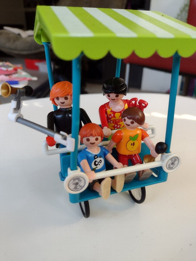 PLAYMOBIL FAMILIEFIETS, Ophalen, Complete set, Voertuig, Family fun