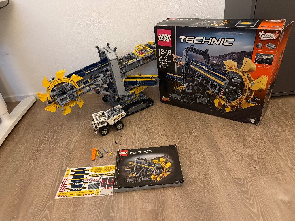 Lego Bucketwheel graafmachine 42055, Lego, Ophalen of Verzenden, Zo goed als nieuw, Technic