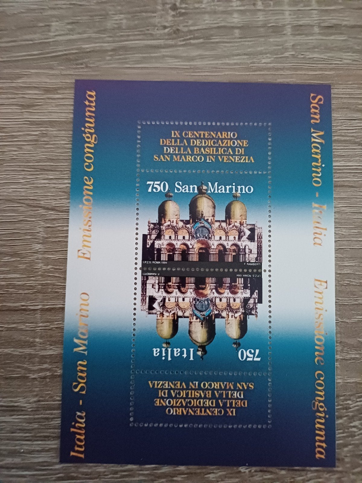 ITALIË blok postfris, Postzegels en Munten, Ophalen of Verzenden