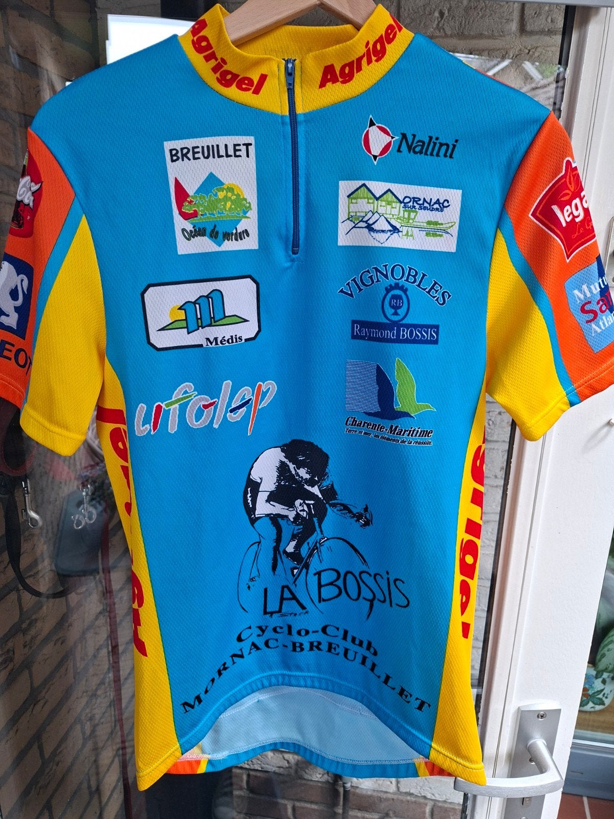 Vintage Nalini wielershirt - La Bossis Cyclo-Club, Ophalen of Verzenden, Zo goed als nieuw, Helm
