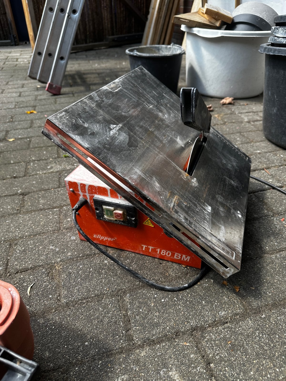 Clipper TT 180 BM Tegelzaag - Gebruikt, Ophalen, Minder dan 30 mm, Gebruikt, Overige typen