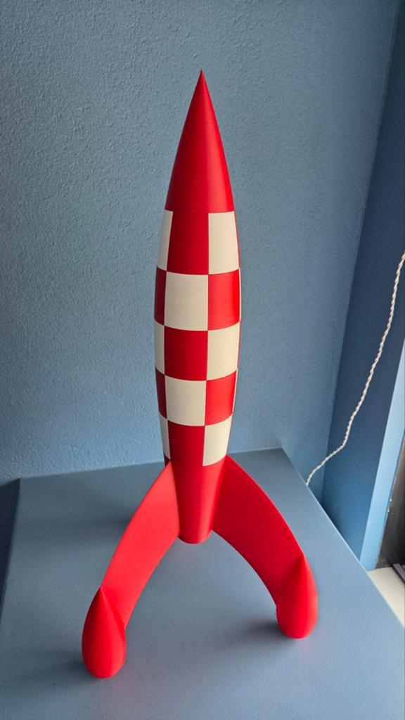Kuifje (Tintin) geïnspireerde Raket 55cm - Iconisch!, Verzamelen, Ophalen of Verzenden, Nieuw