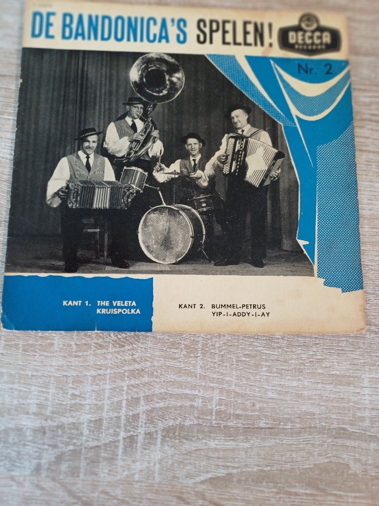 79 Single De Bandonicas  – The Veleta/Kruispolka, 7 inch, Ophalen of Verzenden, Zo goed als nieuw, Overige typen