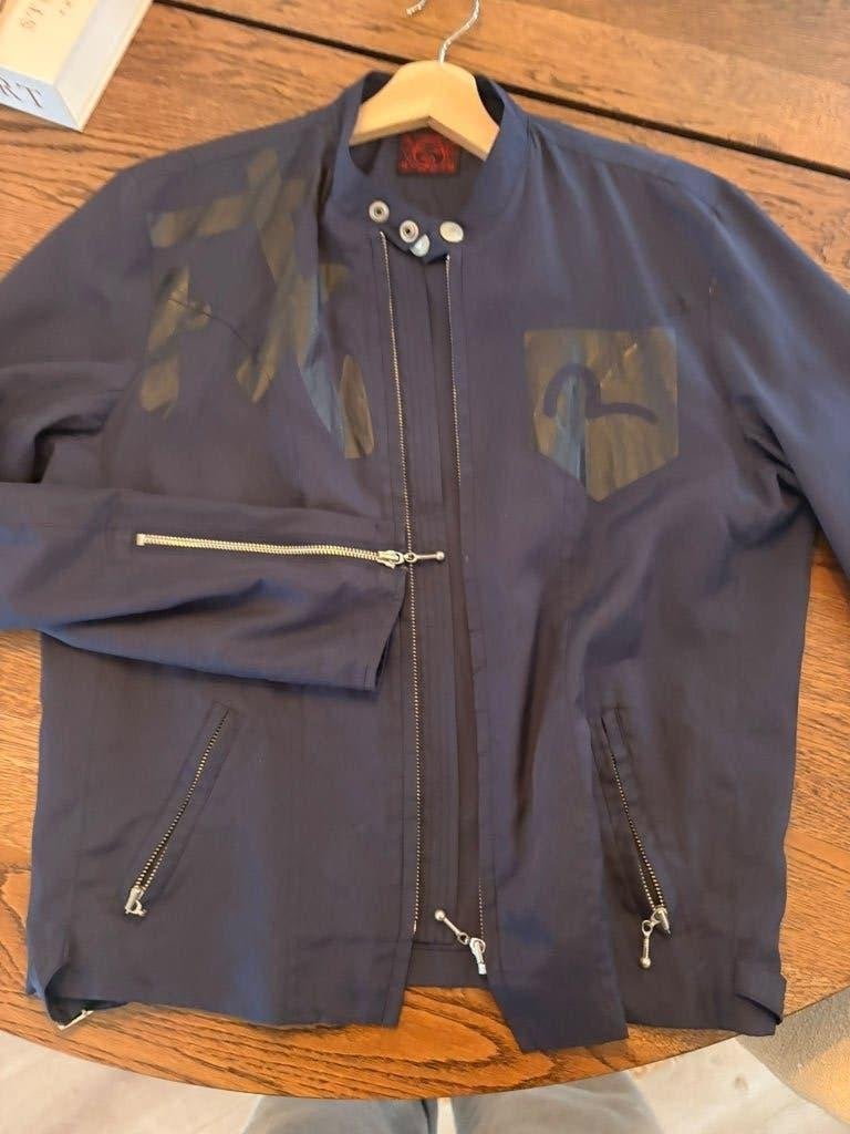 Uniek origineel Evisu jas - Maat S, Kleding | Heren, Blauw, Ophalen of Verzenden, Zo goed als nieuw, Evisu