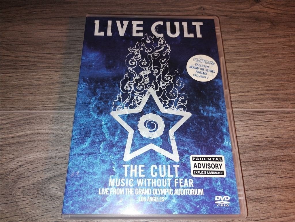 The Cult - Music Without Fear [Live Los Angeles] DVD, Cd's en Dvd's, Alle leeftijden, Ophalen of Verzenden, Zo goed als nieuw