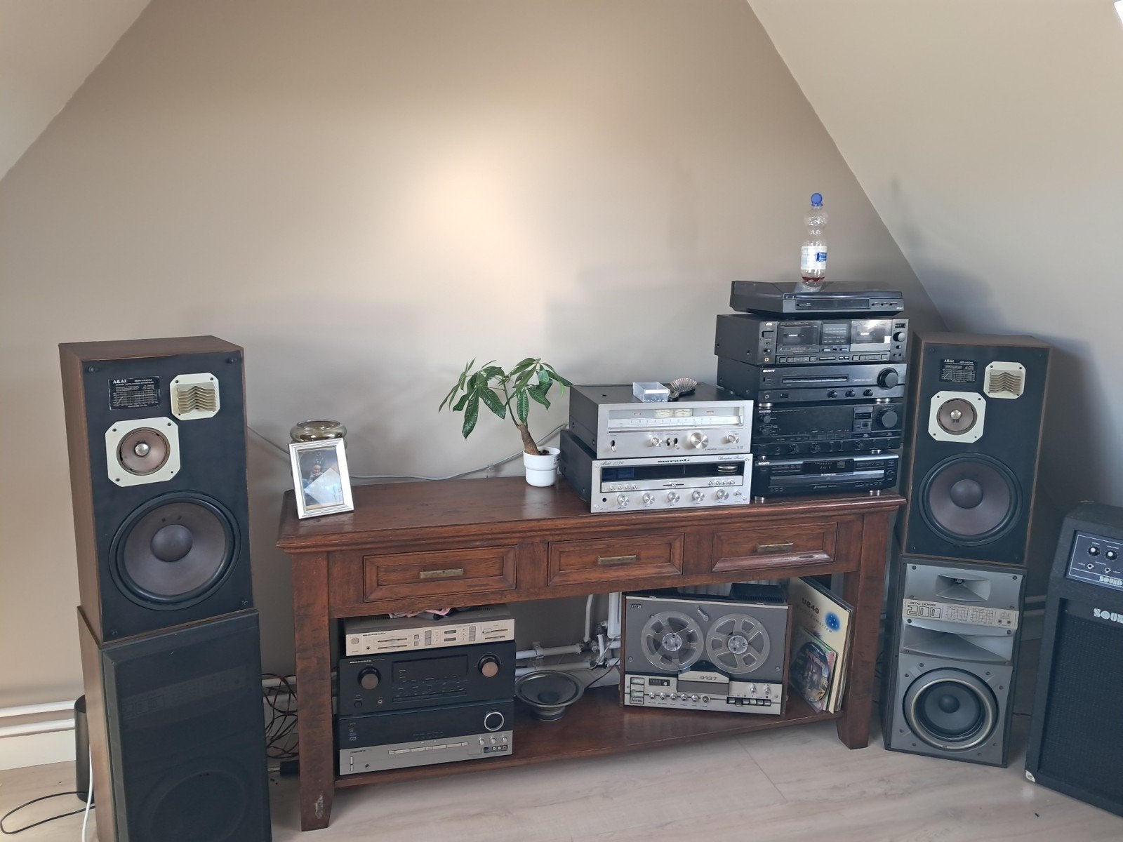 GEZOCHT oud audio apratuur  15 jaar oud zie beschrijving, Ophalen of Verzenden