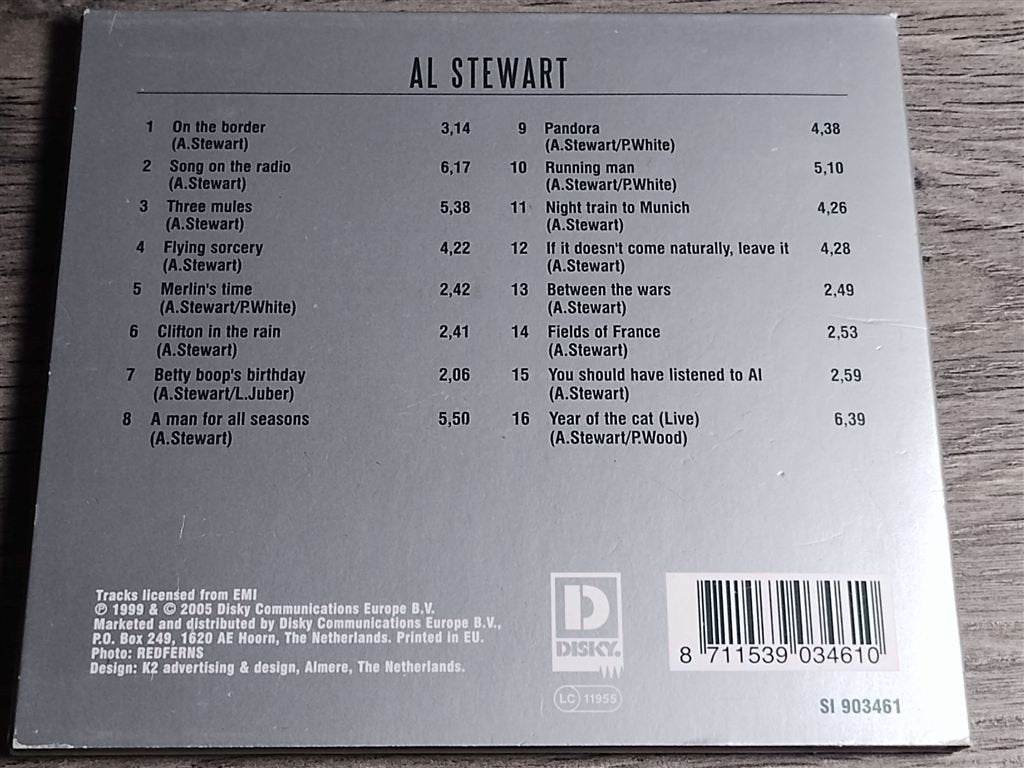 Al Stewart [Digipack], Ophalen of Verzenden, Zo goed als nieuw