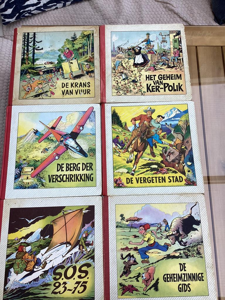 Oscar en Isidoor: 6 originele hardcover boeken uit de jaren, Boeken, Stripboeken, Meerdere stripboeken, Ophalen of Verzenden, Gelezen