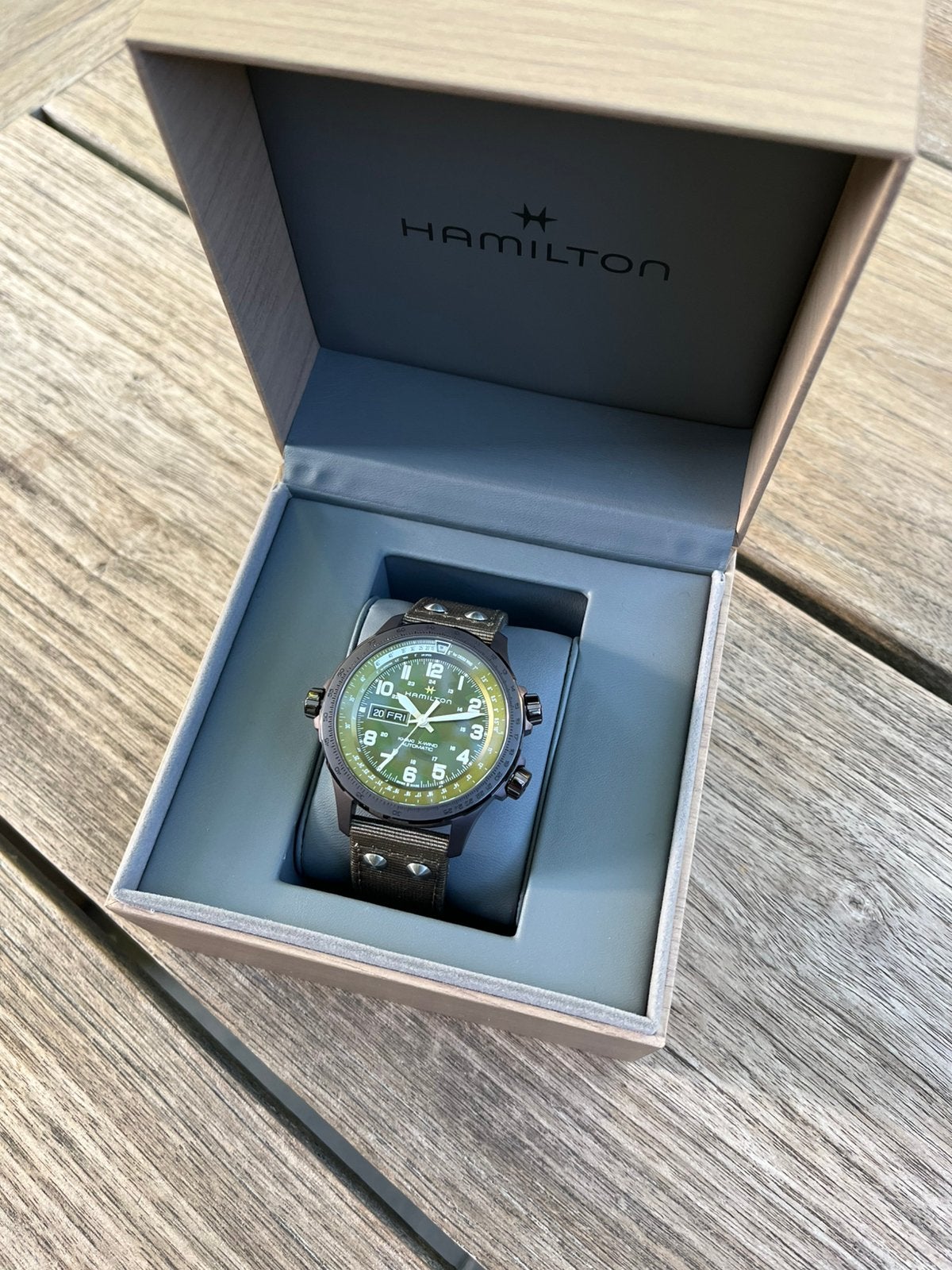 Hamilton Khaki Aviation X-Wind Auto, Staal, Polshorloge, Overige materialen, Nieuw