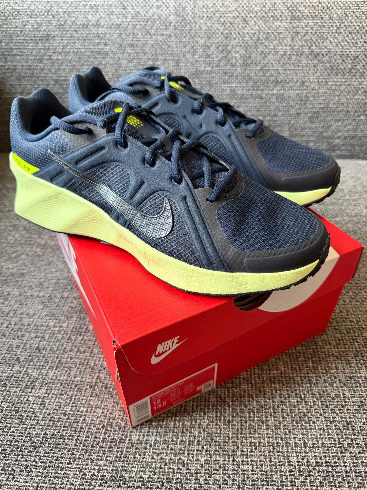 Nike Metro Tek - Maat 46 - Nieuw in doos, Blauw, Nieuw, Ophalen of Verzenden, Sneakers of Gympen