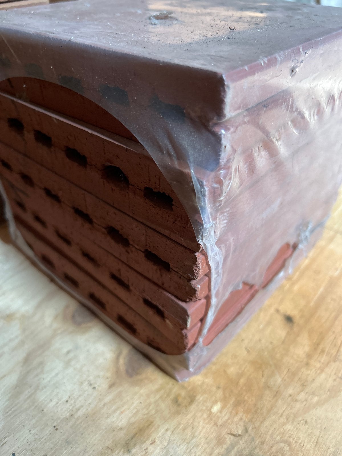 Terracotta tegels: 40x 20x20cm, 60x 20x10cm, Tuin en Terras, Tegels en Klinkers, Ophalen, Nieuw, Overige materialen, Minder dan 5 m²