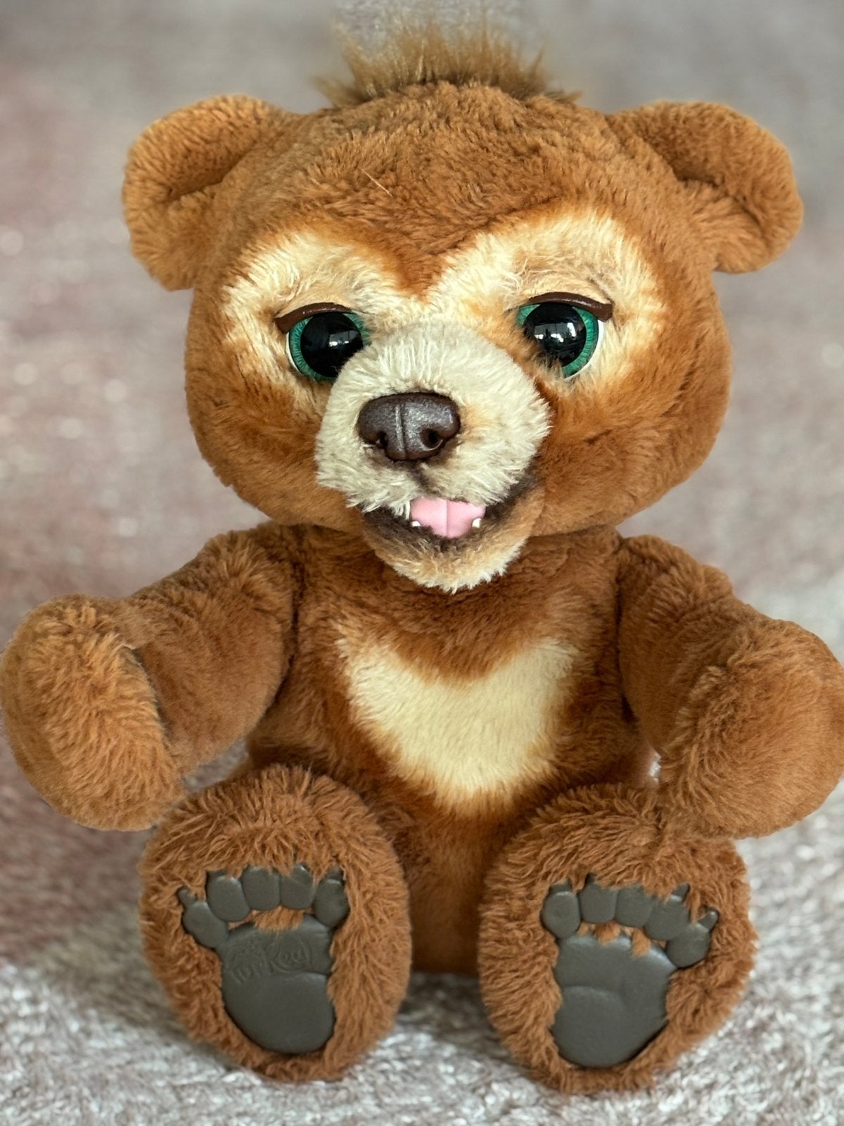 FurReal Cubby de Beer - Interactieve Knuffel, Beer, Ophalen of Verzenden, Zo goed als nieuw, Bruin