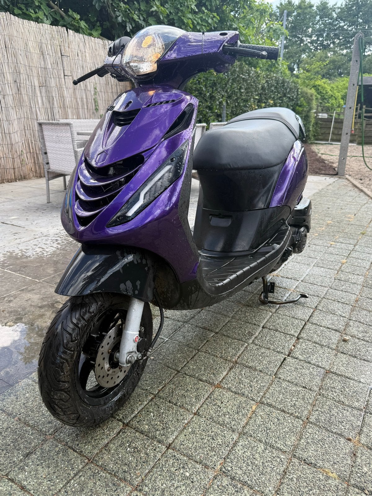 Piaggio Zip Scooter - Paars, Gebruikt, Maximaal 45 km/u, Zip, Ophalen of Verzenden